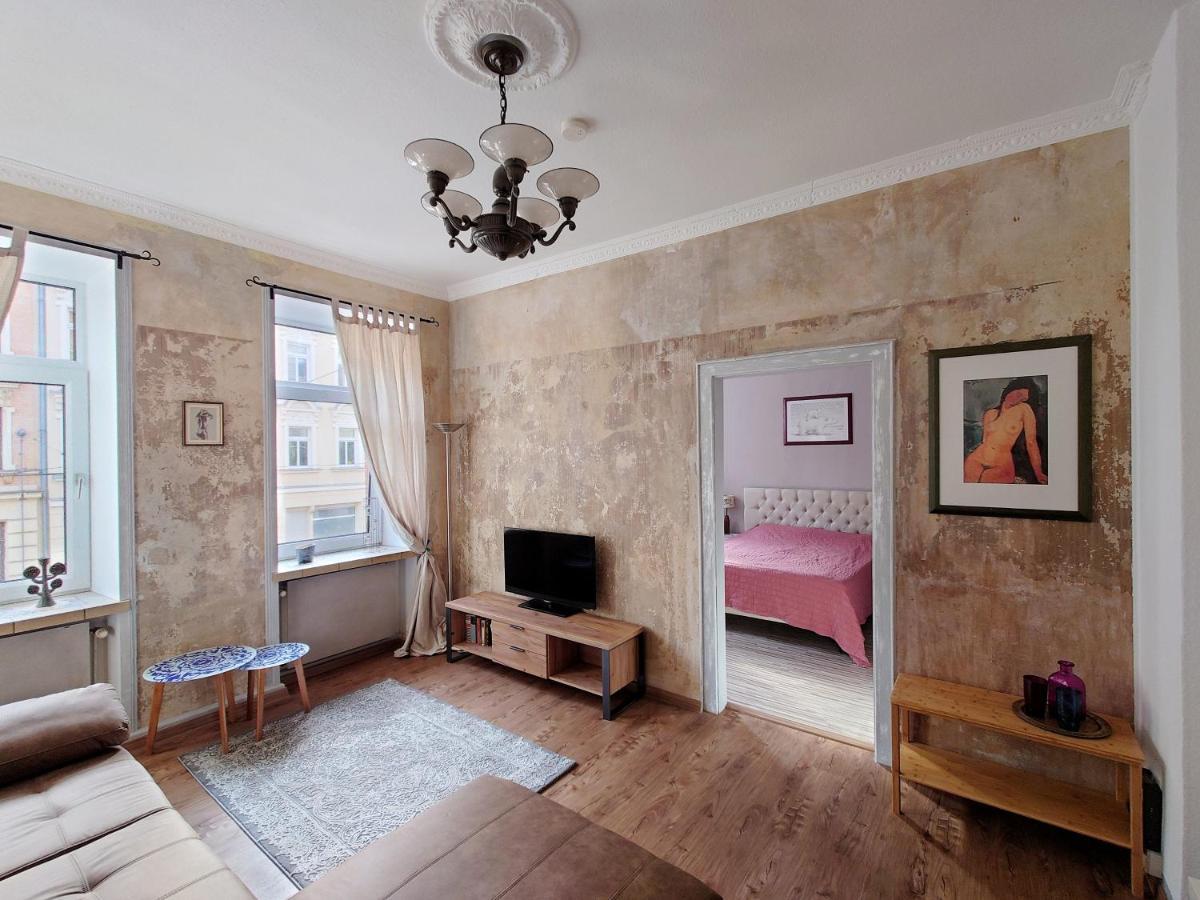 דירות לייפציג Flat In Neo Country Style Aus Gruenderzeit Bis 6 Person מראה חיצוני תמונה